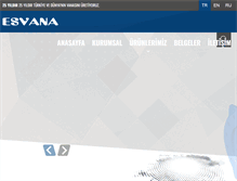 Tablet Screenshot of esvana.com